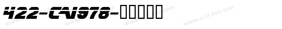 422-CAI978字体转换