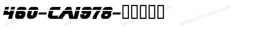 460-cai978字体转换