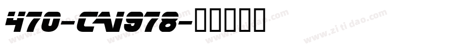 470-CAI978字体转换