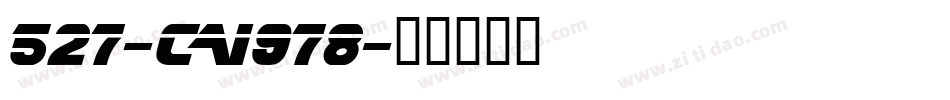 527-CAI978字体转换