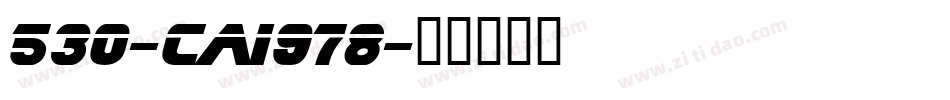 530-cai978字体转换