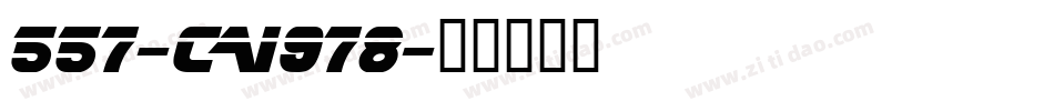 557-CAI978字体转换