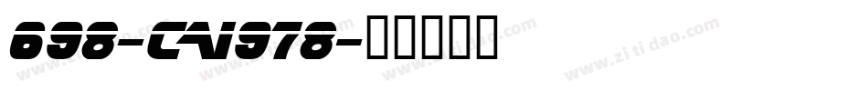 698-CAI978字体转换