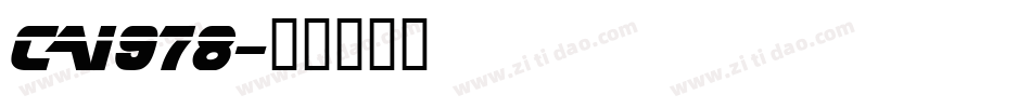 CAI978字体转换