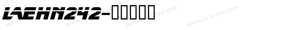LEHN242字体转换
