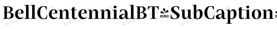 BellCentennialBT-SubCaption字体转换