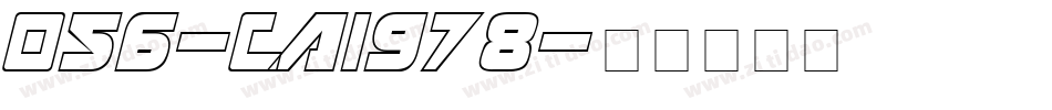056-CAI978字体转换