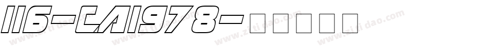 116-CAI978字体转换