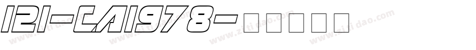 121-CAI978字体转换