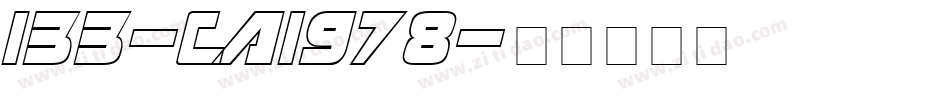 133-CAI978字体转换