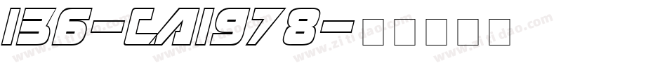 136-CAI978字体转换