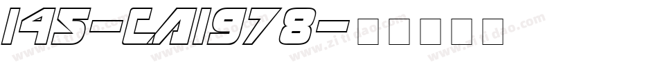 145-CAI978字体转换
