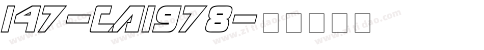 147-CAI978字体转换