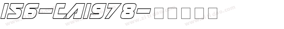 156-CAI978字体转换
