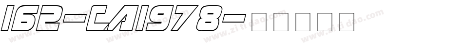 162-CAI978字体转换
