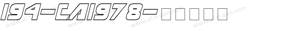 194-CAI978字体转换