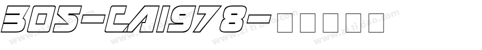 305-CAI978字体转换