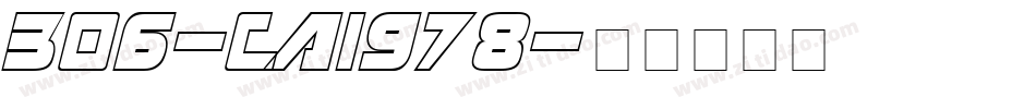 306-CAI978字体转换