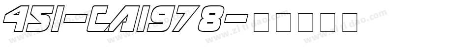 451-CAI978字体转换