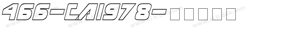 466-CAI978字体转换
