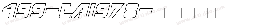 499-CAI978字体转换