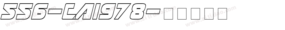556-CAI978字体转换