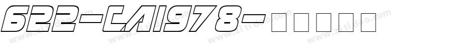 622-CAI978字体转换