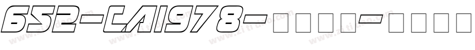 652-CAI978-普通西方字体转换