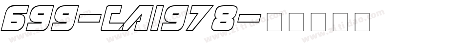 699-CAI978字体转换