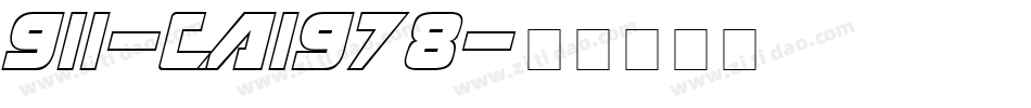 911-CAI978字体转换