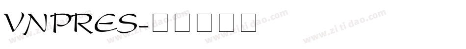 VNPRES字体转换