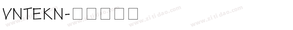 VNTEKN字体转换