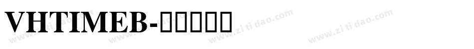VHTIMEB字体转换