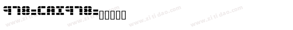 978-CAI978字体转换