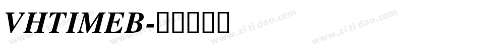 VHTIMEB字体转换