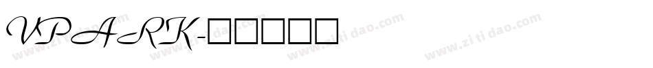 VPARK字体转换
