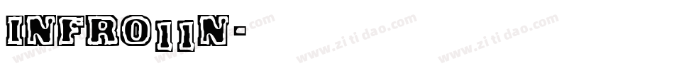 INFR011N字体转换