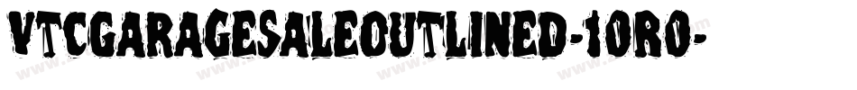 VtcGaragesaleoutlined-10R0字体转换