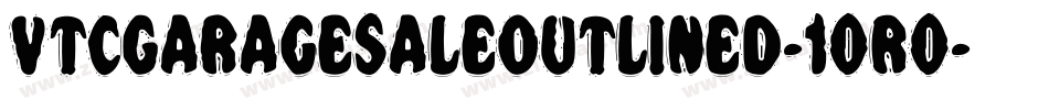VtcGaragesaleoutlined-10R0字体转换