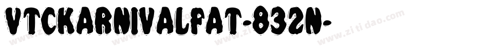 VtcKarnivalFat-832n字体转换 VtcKarnivalFat-832n字体转换