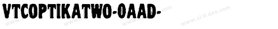 VtcOptikatwo-0aad字体转换