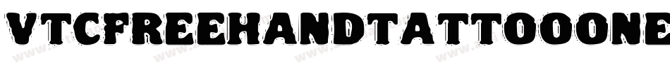 VtcFreehandtattooone-5WoG字体转换