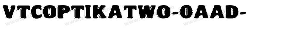 VtcOptikatwo-0aad字体转换