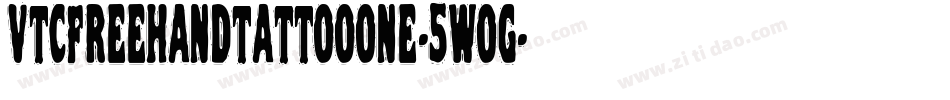 VtcFreehandtattooone-5WoG字体转换