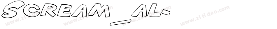 Scream_al字体转换
