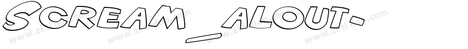 Scream_alout字体转换
