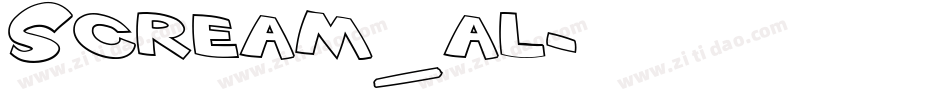 Scream_al字体转换
