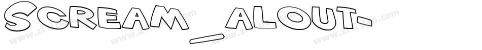 Scream_alout字体转换