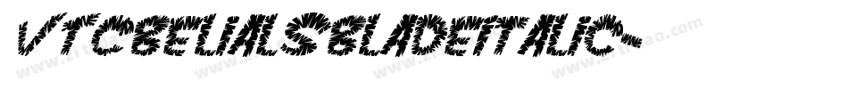 VTCBelialsBladeItalic字体转换