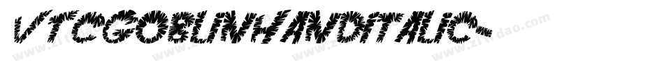 VTCGoblinHandItalic字体转换